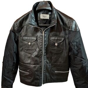 Roxy Black Faux Leather Jacket